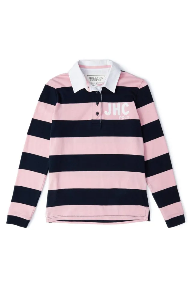 Women JHC Sweatshirt Ink Navy Pale Pink Holland Cooper Polo Shirts Women JHC Sweatshirt Ink Navy Pale Pink Holland Cooper Polo Shirts