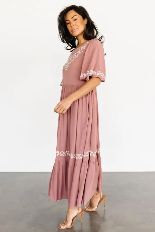 Women Jocelyn Maxi Dress Dusty Mauve Baltic Born Maxi Dresses Women Jocelyn Maxi Dress Dusty Mauve Baltic Born Maxi Dresses