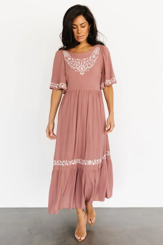 Women Jocelyn Maxi Dress Dusty Mauve Baltic Born Maxi Dresses Women Jocelyn Maxi Dress Dusty Mauve Baltic Born Maxi Dresses