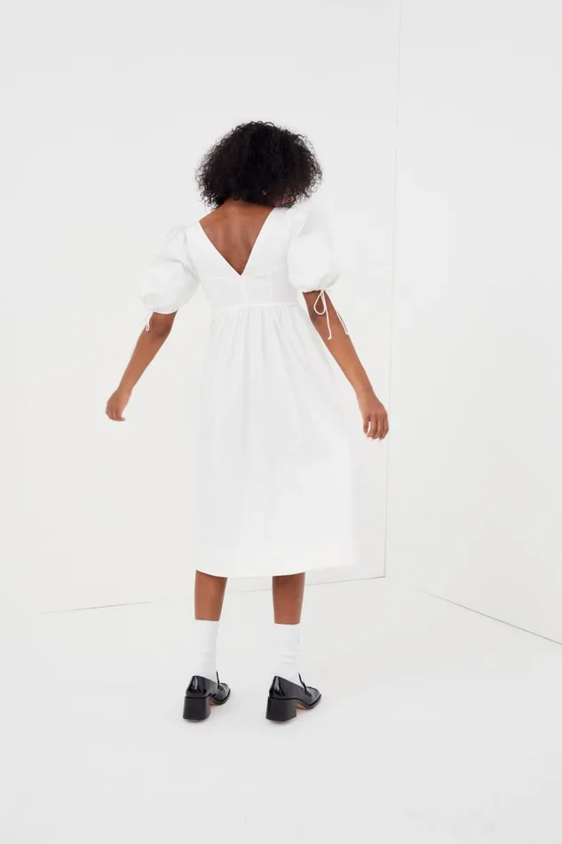 Women Jocelyn Midi Dress White For Love and Lemons Dresses