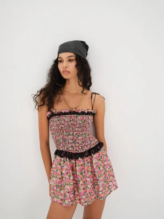 Women Juanita Mini Dress Multi For Love and Lemons Dresses