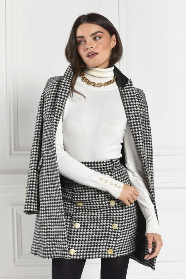 Women Kempton Coat Houndstooth Holland Cooper Tailoring