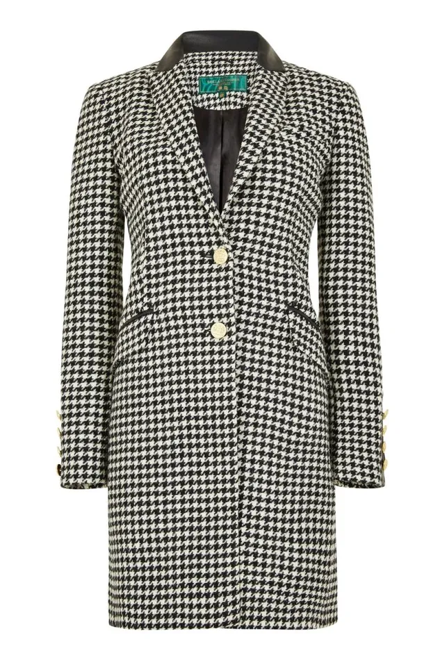Women Kempton Coat Houndstooth Holland Cooper Tailoring