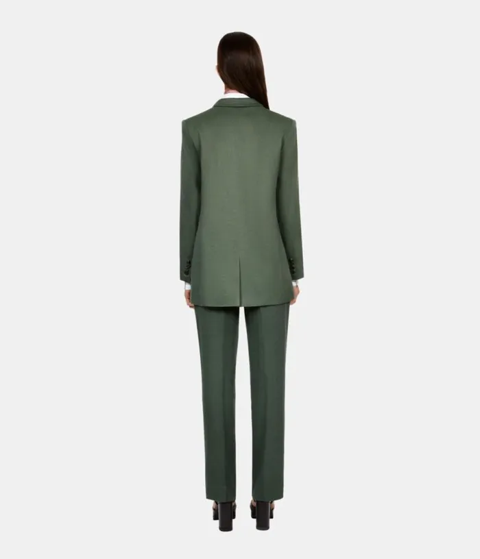 Women Khaki Suit Jacket THE KOOPLES Blazers and Suits