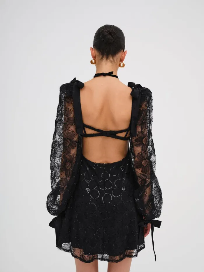 Women Kiersten Mini Dress Black For Love and Lemons Dresses