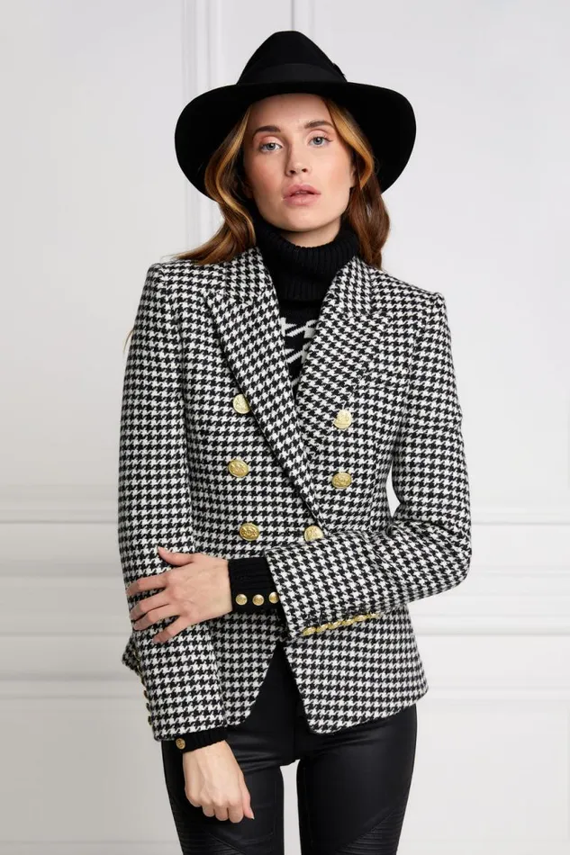 Women Knightsbridge Blazer Houndstooth Holland Cooper Tailoring