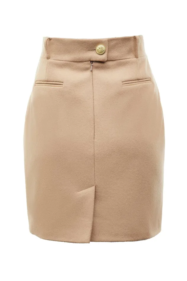 Women Knightsbridge Skirt Camel Holland Cooper Tailoring Women Knightsbridge Skirt Camel Holland Cooper Tailoring