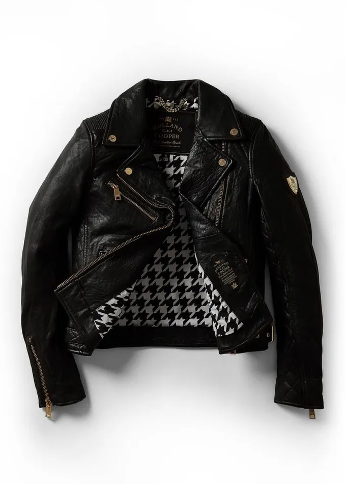 Women Leather Biker Jacket Black Holland Cooper Jackets Women Leather Biker Jacket Black Holland Cooper Jackets