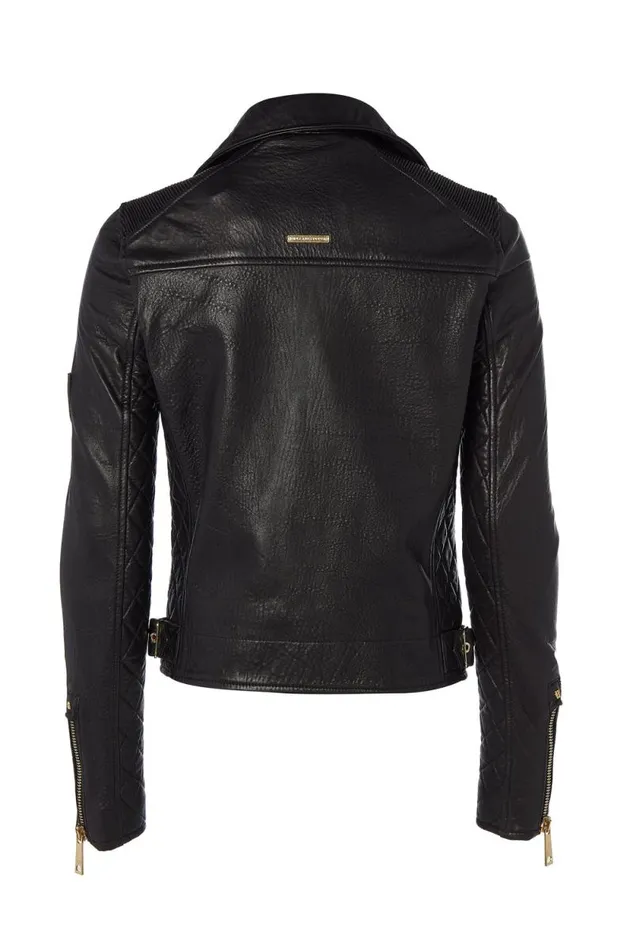 Women Leather Biker Jacket Black Holland Cooper Jackets Women Leather Biker Jacket Black Holland Cooper Jackets