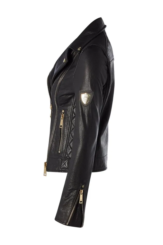 Women Leather Biker Jacket Black Holland Cooper Jackets Women Leather Biker Jacket Black Holland Cooper Jackets