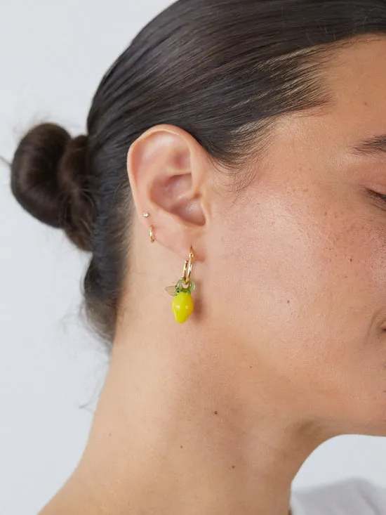 Women Lisa Says Gah Limoncello Hoops Lemon Jewelry