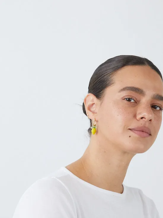 Women Lisa Says Gah Limoncello Hoops Lemon Jewelry