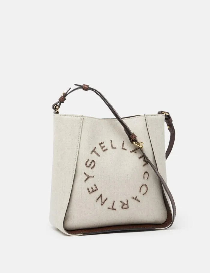 Women Logo Crossbody Bag Birch White Stella McCartney Logo Bag Women Logo Crossbody Bag Birch White Stella McCartney Logo Bag