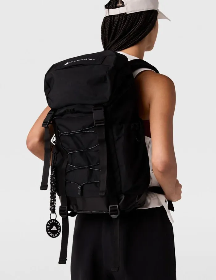 Women Logo Padded Backpack Black Stella McCartney Backpacks Women Logo Padded Backpack Black Stella McCartney Backpacks