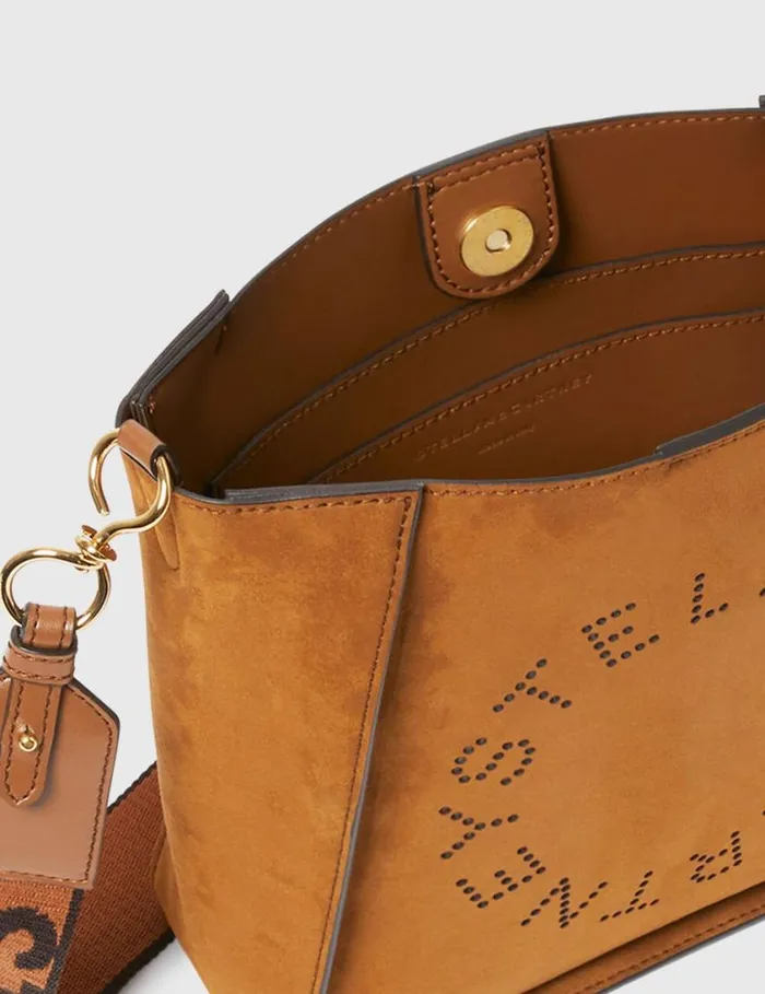 Women Logo Square Crossbody Bag Brandy Stella McCartney Crossbody Bags