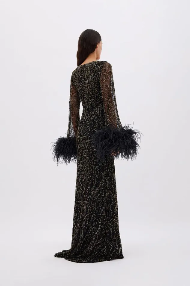 Women Long Sleeve Dresses Rachel Gilbert NOWA GOWN