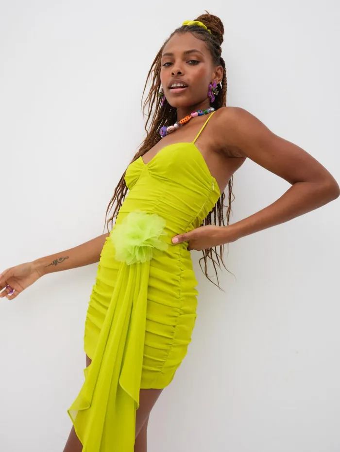 Women Lorlai Mini Dress Green For Love and Lemons Dresses Women Lorlai Mini Dress Green For Love and Lemons Dresses