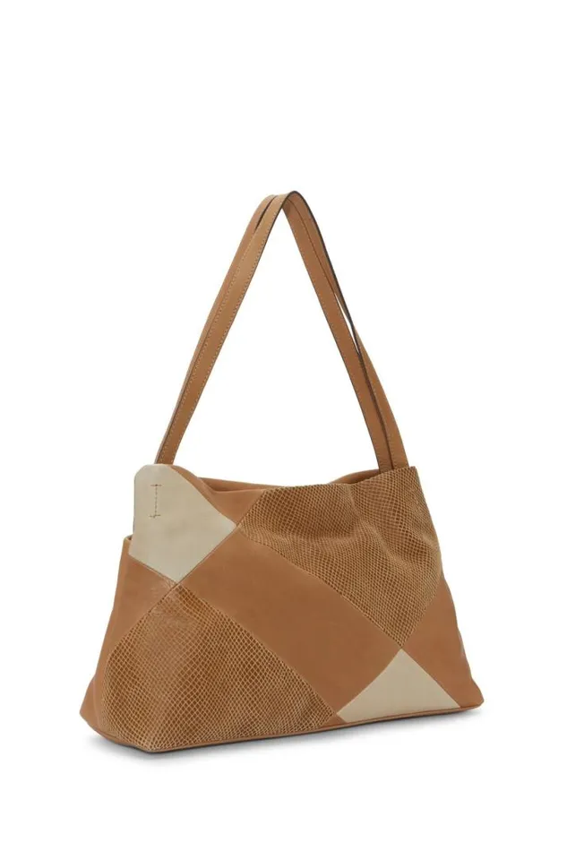 Women Lucky Brand Handbags Jema Shoulder Bag Medium Light Beige
