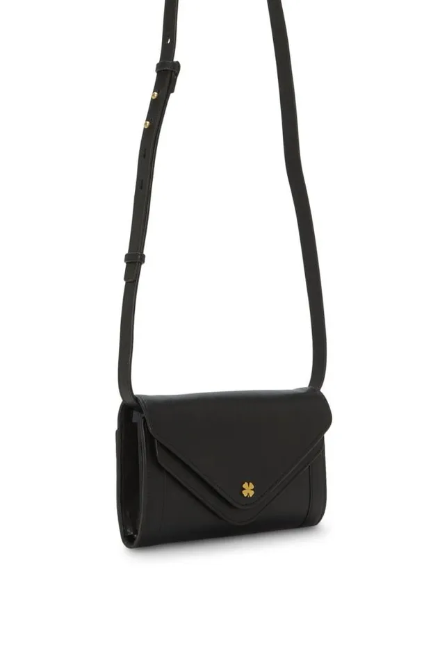 Women Lucky Brand Handbags Love Crossbody Wallet Black
