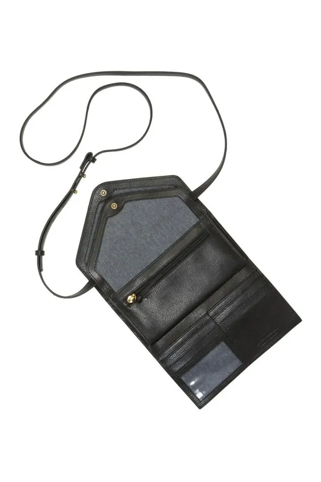 Women Lucky Brand Handbags Love Crossbody Wallet Black