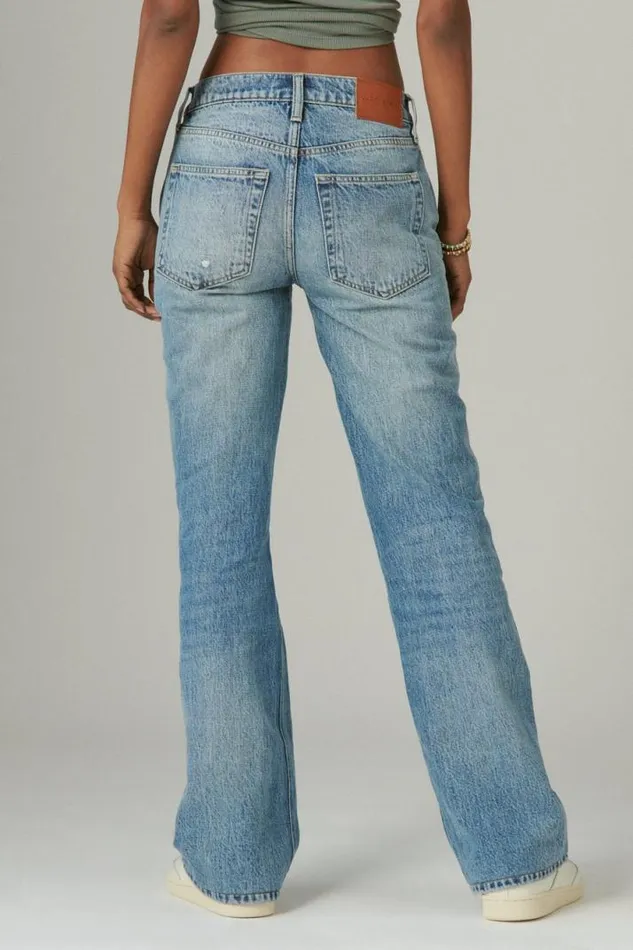 Women Lucky Brand Jeans Boyfriend Flare Easy Like Sunday Dt