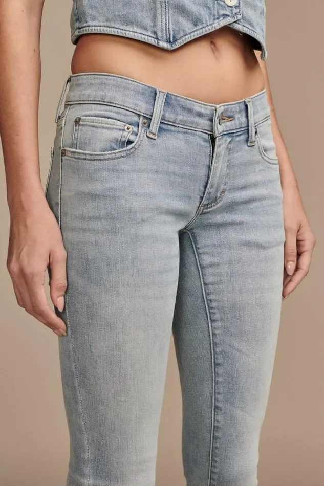 Women Lucky Brand Jeans Low Rise Lizzie Skinny Fan Girl