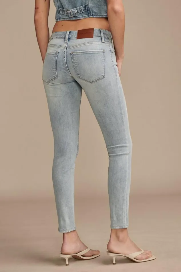 Women Lucky Brand Jeans Low Rise Lizzie Skinny Fan Girl