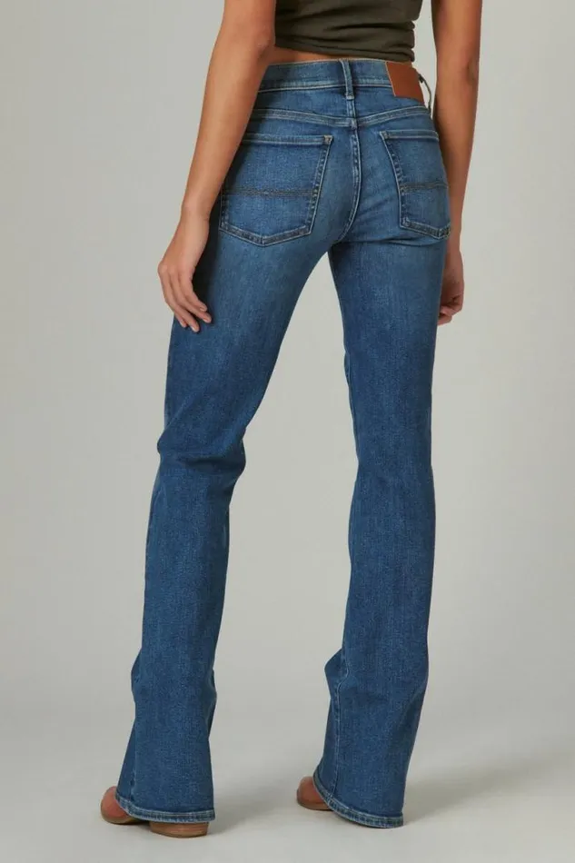Women Lucky Brand Jeans Mid Rise Sweet Flare Something Sweet
