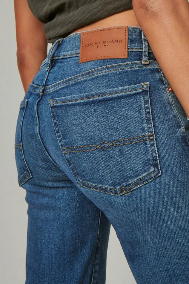 Women Lucky Brand Jeans Mid Rise Sweet Flare Something Sweet
