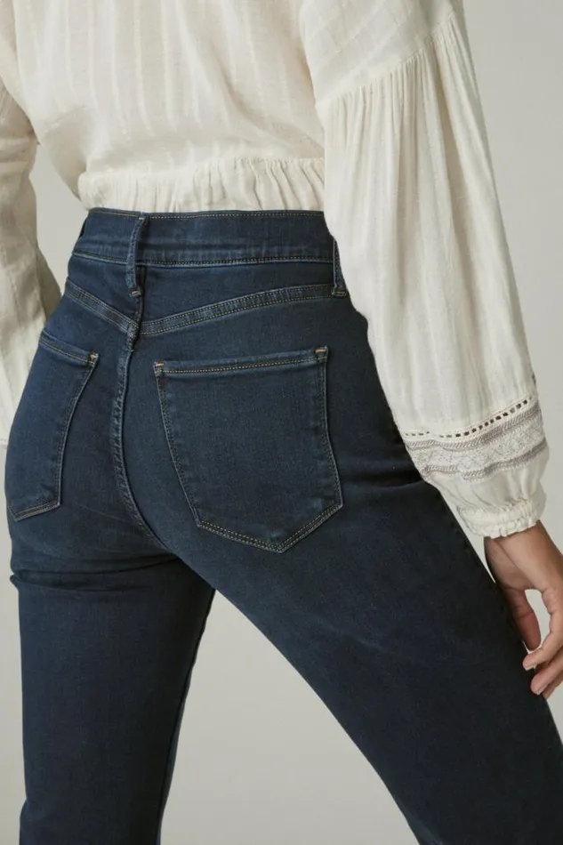 Women Lucky Brand Jeans Uni Boot Twilight Moon