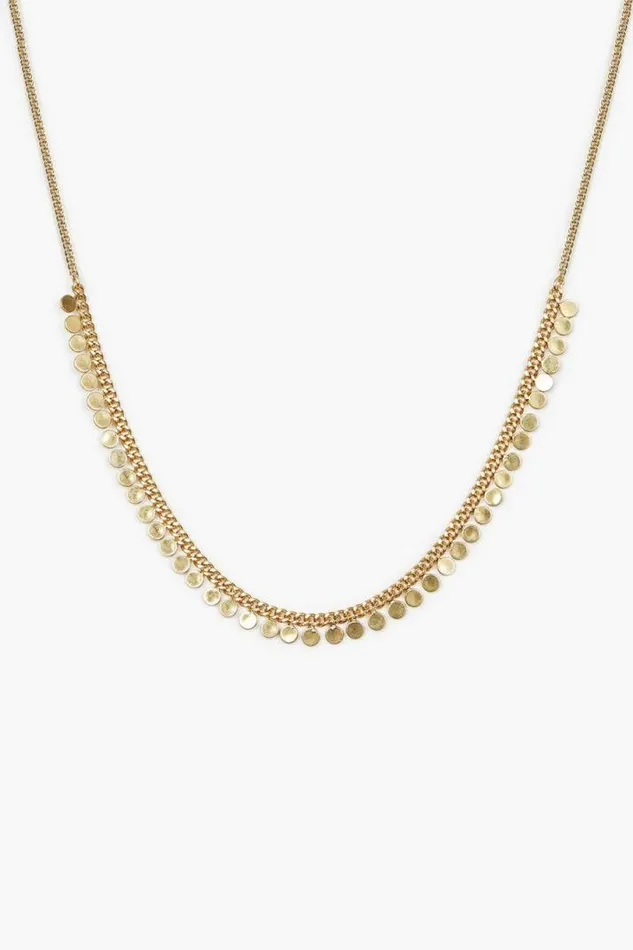 Women Lucky Brand Jewelry Chain Necklace Gold