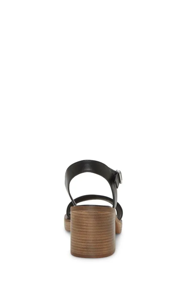 Women Lucky Brand Shoes Garna Block Heel Black