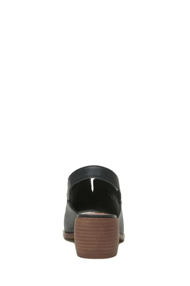 Women Lucky Brand Shoes Jaila Muled Heel Black