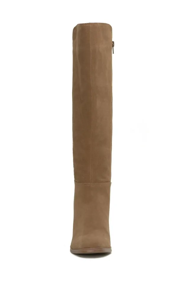 Women Lucky Brand Shoes Mekinna Boots Light Brown