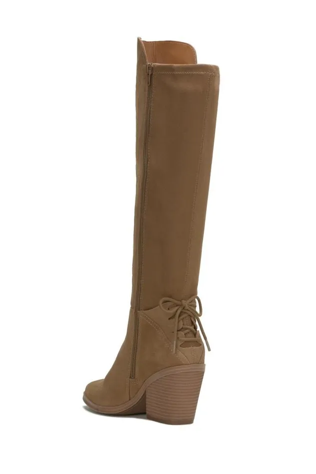 Women Lucky Brand Shoes Mekinna Boots Light Brown