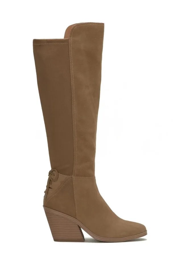 Women Lucky Brand Shoes Mekinna Boots Light Brown