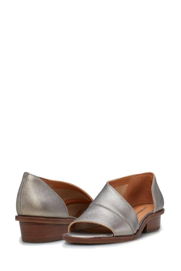 Women Lucky Brand Shoes Serkie Low Heel Light Grey