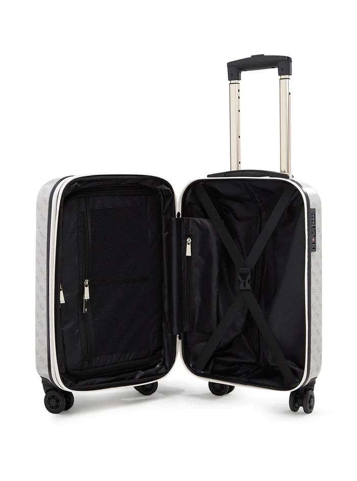 Women Luggage and Travel Bags GUESS Dove Logo Jesco 45cm Suitcase Women Luggage and Travel Bags GUESS Dove Logo Jesco 45cm Suitcase