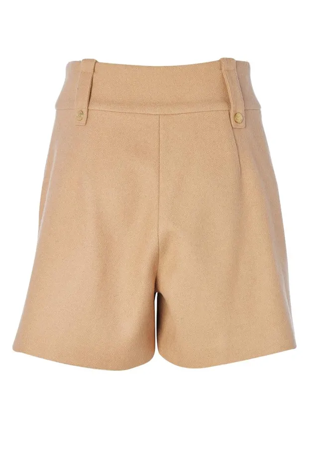 Women Luxe Tailored Short Camel Holland Cooper Tailoring