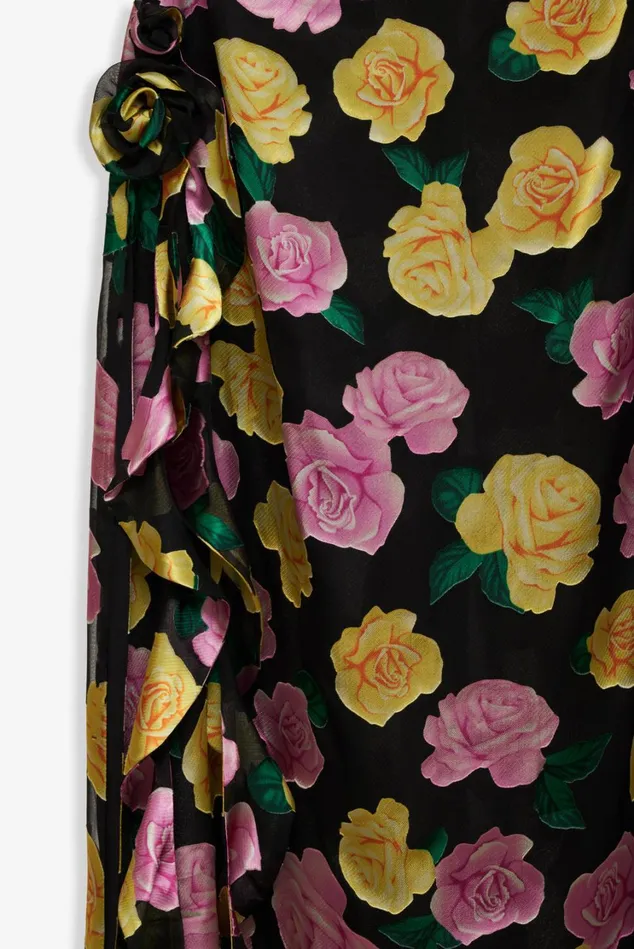 Women Madison Strapless Maxi Dress Black For Love and Lemons Dresses