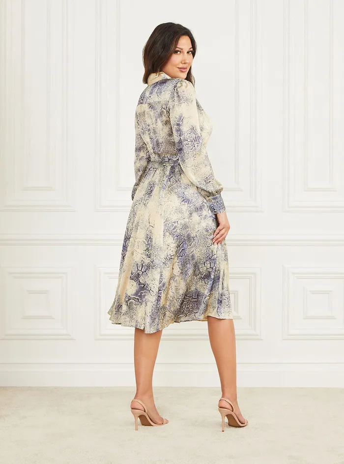 Women Marciano GUESS Marciano Spring Print Chemisier Midi Dress