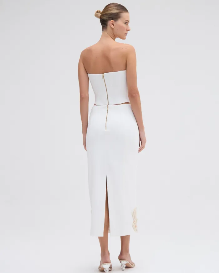 Women Matching Sets PatBO DUNE KNIT TOP Off White