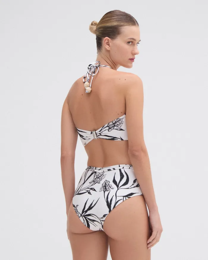 Women Matching Sets PatBO IRIS HIGH WAIST BIKINI BOTTOM Off White