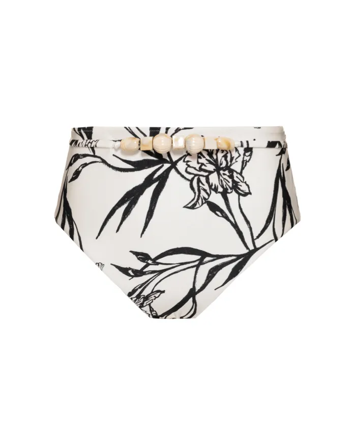 Women Matching Sets PatBO IRIS HIGH WAIST BIKINI BOTTOM Off White
