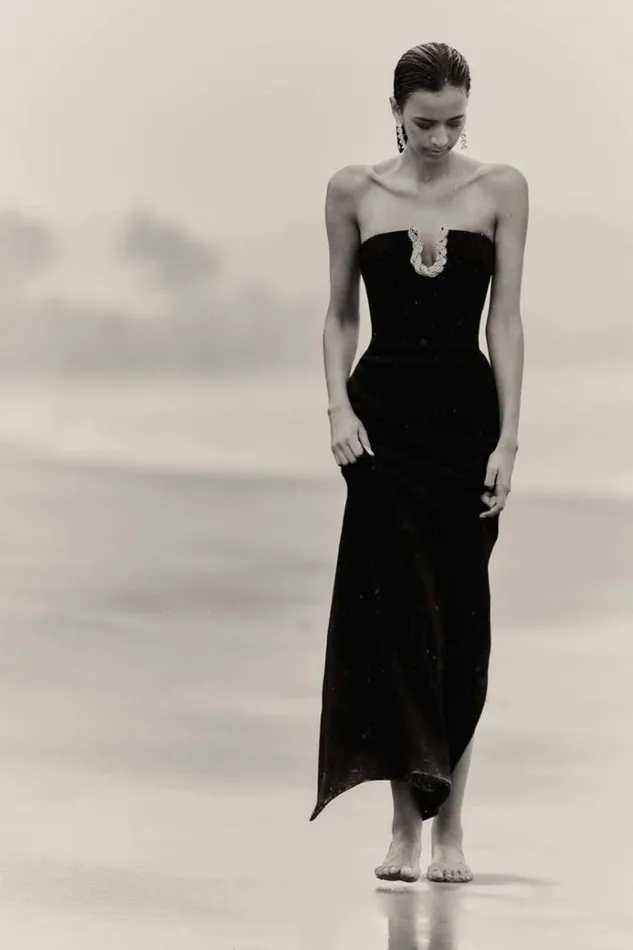 Women Maxi Dresses Rachel Gilbert Atticus Gown Black Women Maxi Dresses Rachel Gilbert Atticus Gown Black