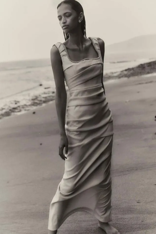 Women Maxi Dresses Rachel Gilbert Onyx Gown Butter Women Maxi Dresses Rachel Gilbert Onyx Gown Butter