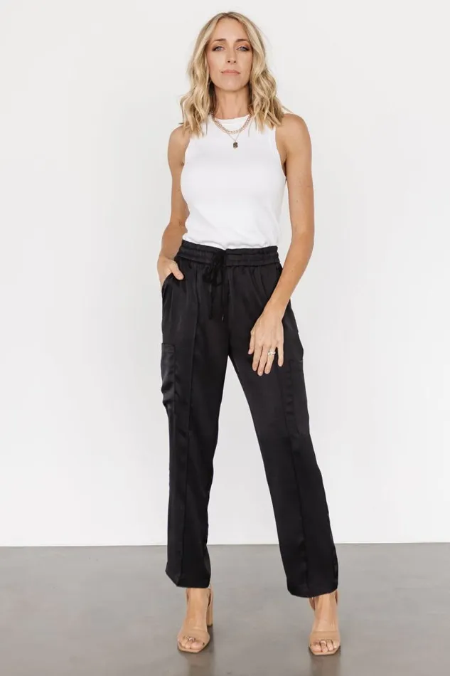 Women Memphis Pocket Jogger Pants Black Baltic Born Pants