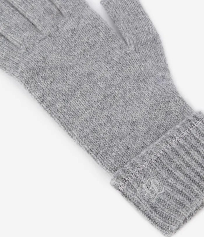 WomenMen Grey Cashmere Gloves THE KOOPLES Hats and Scarves