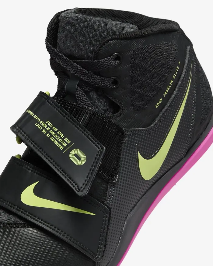 WomenMen Nike All Shoes Zoom Javelin Elite 3 Blackanthracitelight Lemon Twistfierce Pink