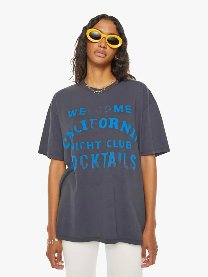 WomenMen Tees Tanks Mother Denim The Lowdown Black